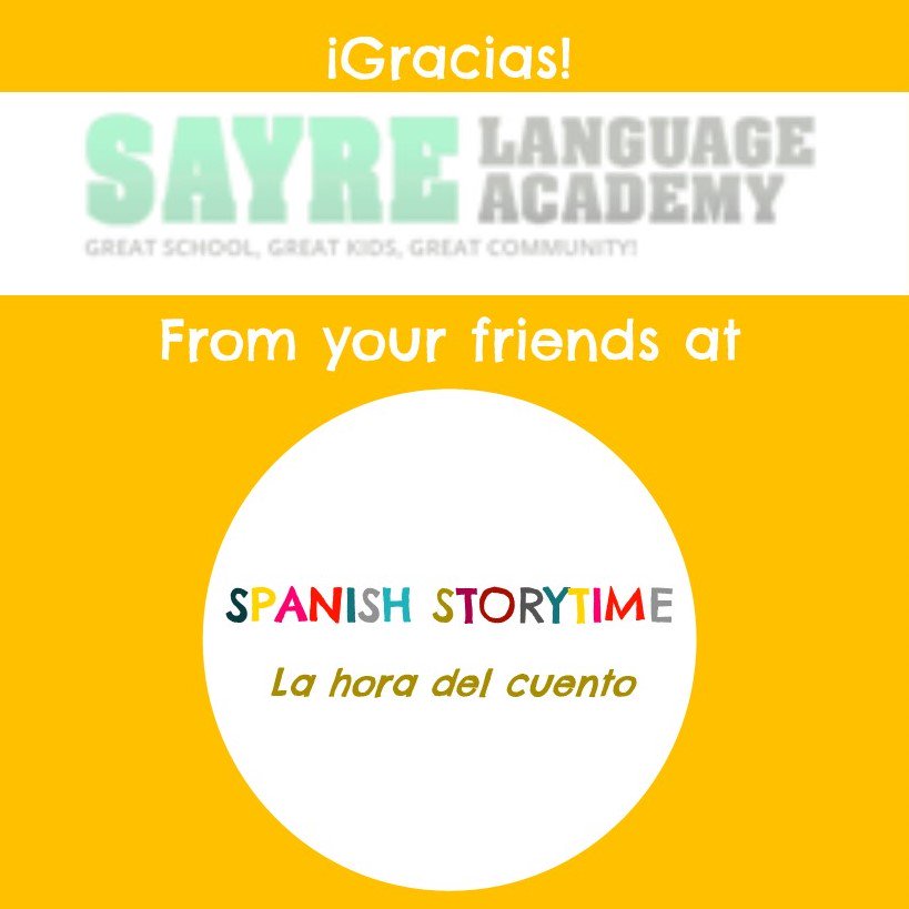 #Gracias #SayreLanguageAcademy