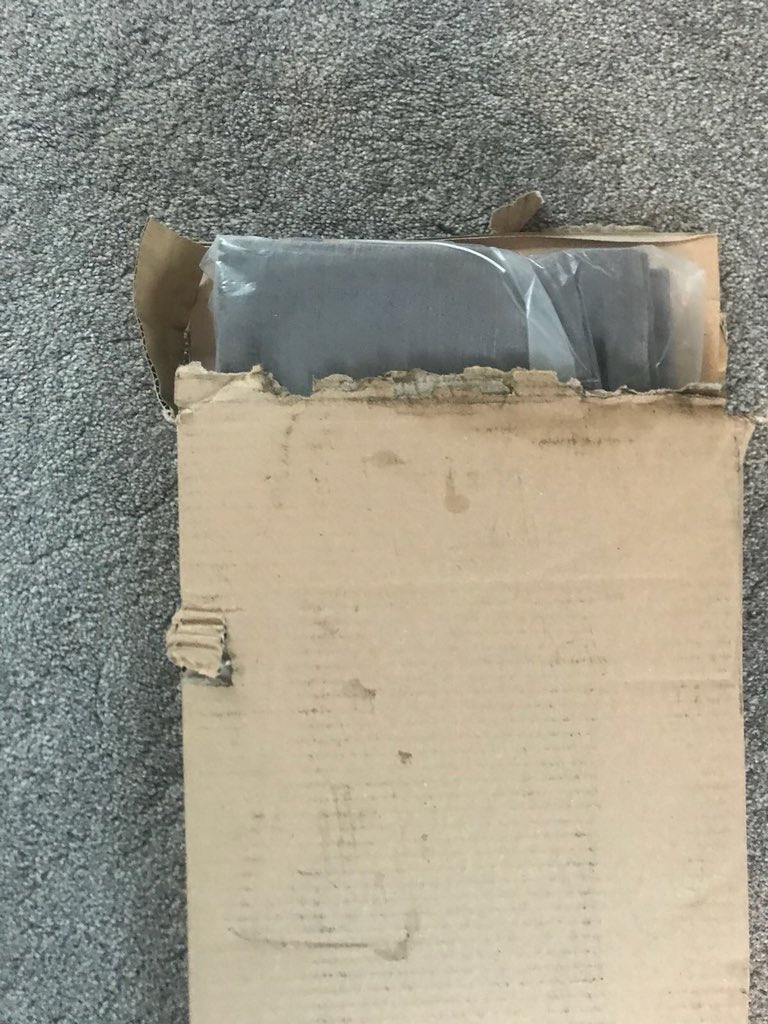 nevsie83's tweet photo. @WebBlinds this is not an acceptable product to send out to us today we are still waiting on a reply ? We won’t be accepting this product https://t.co/m6ml20ur92