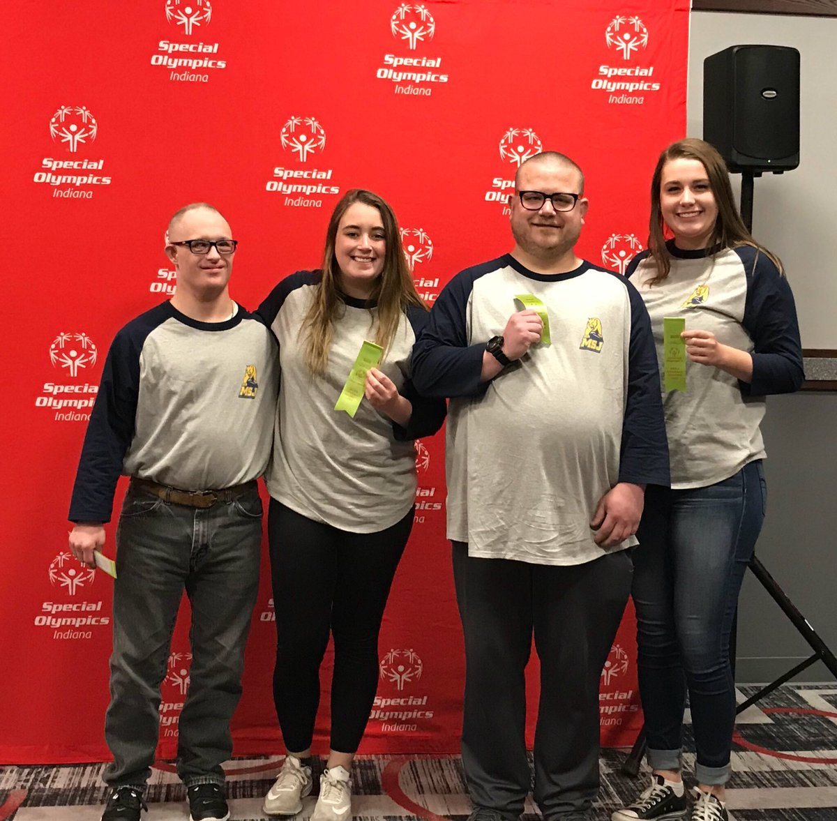 MSJ_SAAC's tweet photo. @MSJ_SAAC and Special Olympians came together for an amazing Unified Bowling event hosted by the @HCACDIII and Special Olympics Indiana. Congrats to the MSJ team for earning 6th place! https://t.co/K4xoOfGf5s