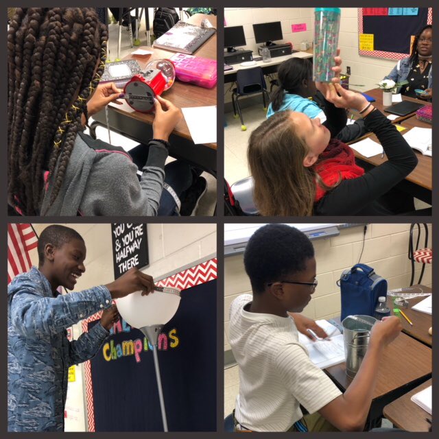 PCIntermediate's tweet photo. Ms. Tosi’s classes are exploring the relationship between the diameter and circumference of circles. Over the next few days they will discover the formulas for the circumference and area of circles! 🔴 #PCISlearns #sharePCS https://t.co/ia5PlljBZa