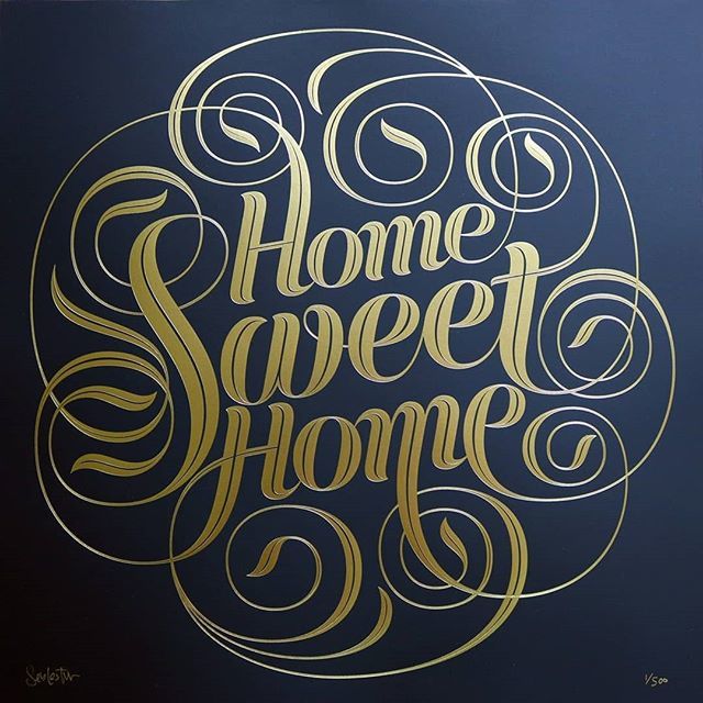 somagallery's tweet photo. Beautiful Home Sweet Home foil block print by Seb Lester. Find more gorgeous prints by Seb online at https://t.co/8au8wyDOYK
#somagallery #seblester #homesweethome #foilblock #screenprint #typography #typespire #typeoftheday #typo #lettering #gold https://t.co/Sckt4NVn74 https://t.co/NW3e2FK0yf