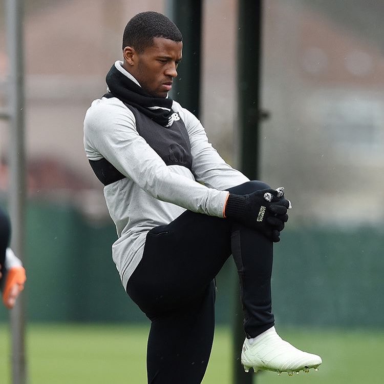 GWijnaldum's tweet photo. Ready! #UCL #weareliverpool 🔴 @ChampionsLeague https://t.co/e7KNCTWpac