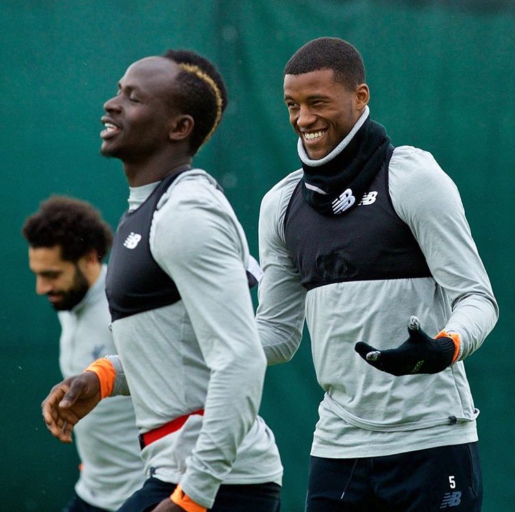 GWijnaldum's tweet photo. Ready! #UCL #weareliverpool 🔴 @ChampionsLeague https://t.co/e7KNCTWpac