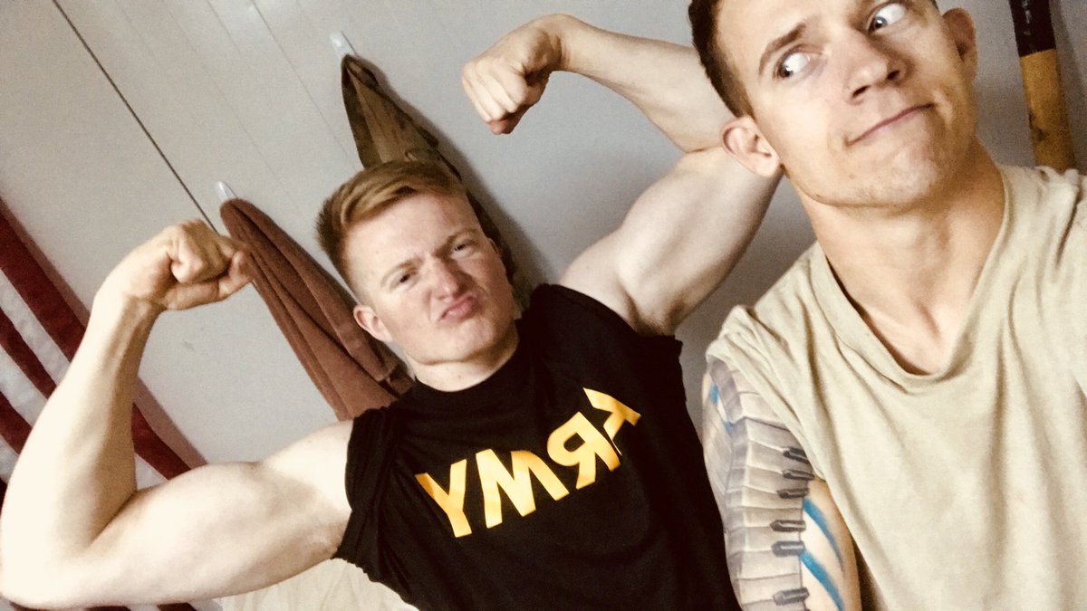 NickMurphh's tweet photo. Glad to call you my brother💪🏼 thanks for keeping the deployment manageable😂 @_Smitz_ https://t.co/nmwWxadDQR
