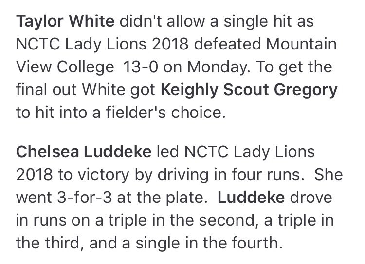 Gosset41's tweet photo. Timberview great @cluddeke with a monster game 2 triples 3 for 3 and 4 RBIs @Tview_softball @MISDathletics https://t.co/NxcqfhTvXv