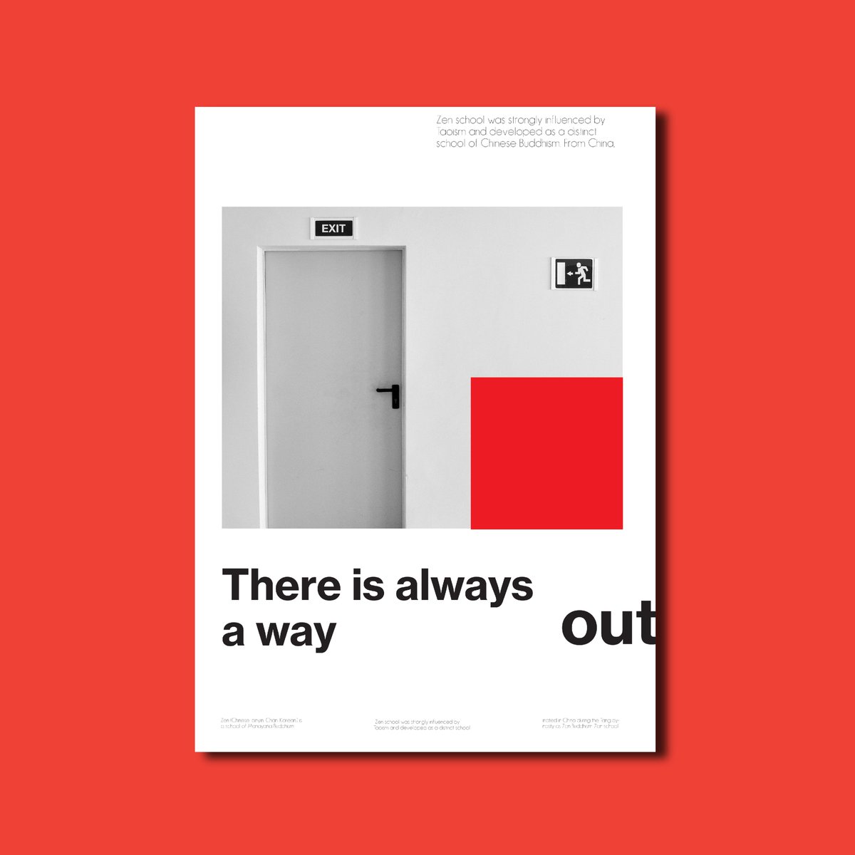 SagaciousDesign's tweet photo. sagaciousdesignThere is always a way OUT! #layout #exit #editorial #deisgn #type #typography #cool #contrast #red #grey #typo #graphicdesign #sagaciousdesign #play #love #daily #instadesign #visual
https://t.co/IIQt81NpWN https://t.co/FSJxcPMnX0