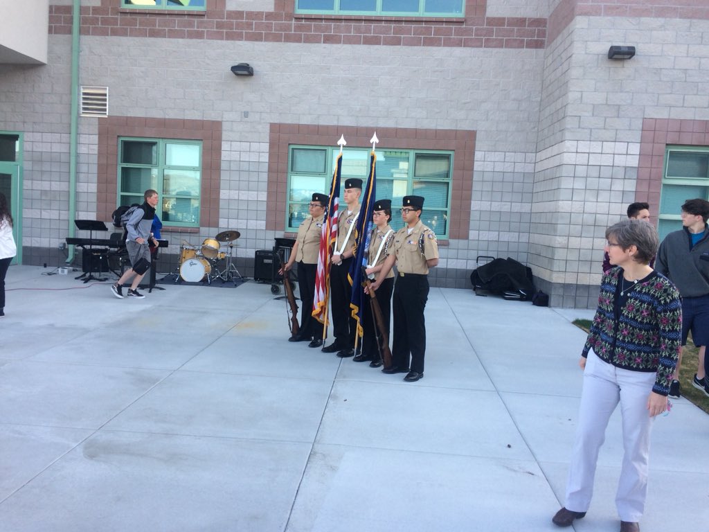 Richard89248118's tweet photo. Exiting morning at DRHS. Staff and students officially open the new expansion, which includes 22 rooms. https://t.co/NXyuPwnMv7
