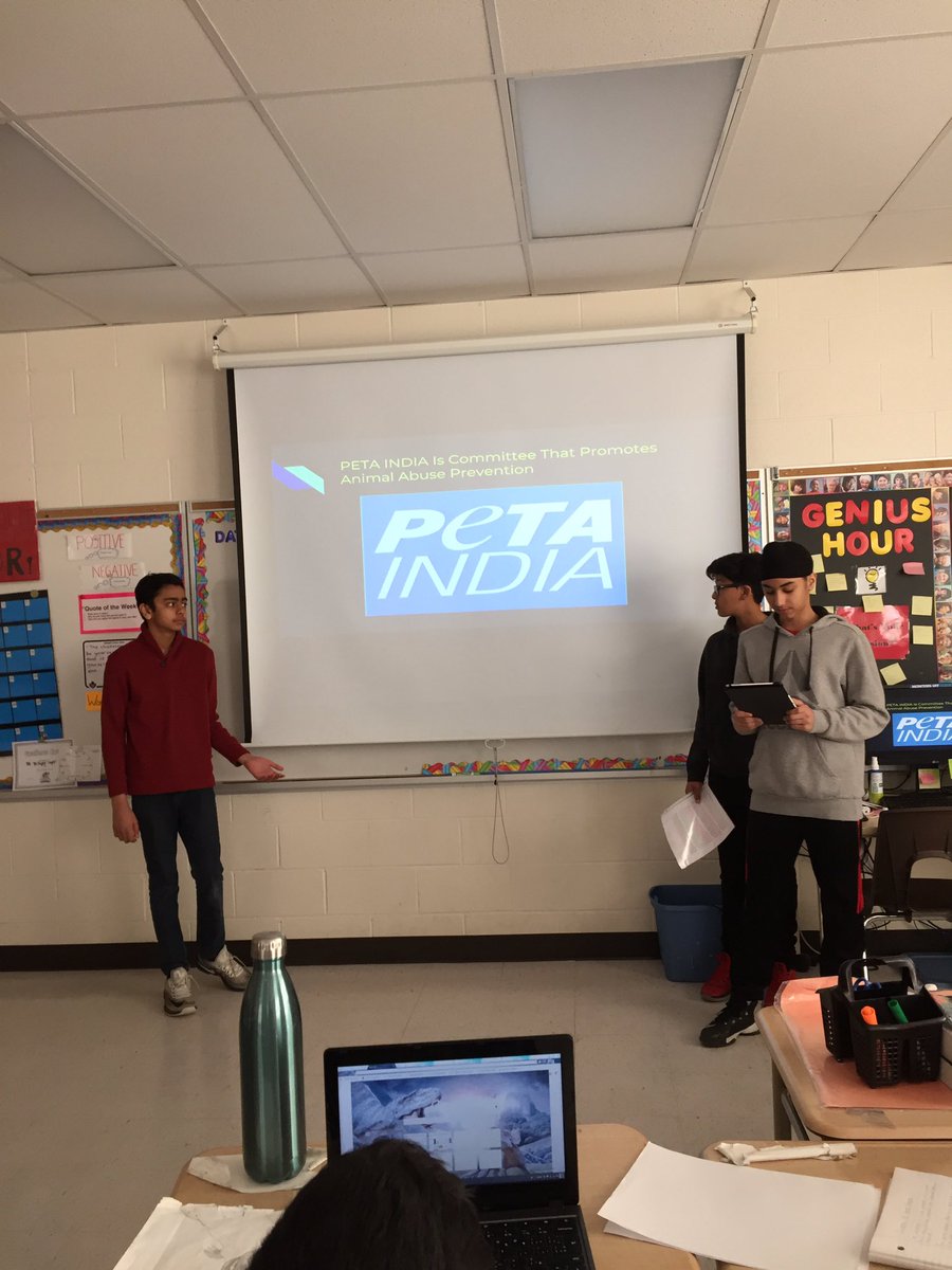 MrsRituSingh's tweet photo. A big TY😀 to @MissIyer22 Grade8s for educating us on Animal Abuse 👍. @JamesGrievePS #JGProud https://t.co/8J1cOivH9n