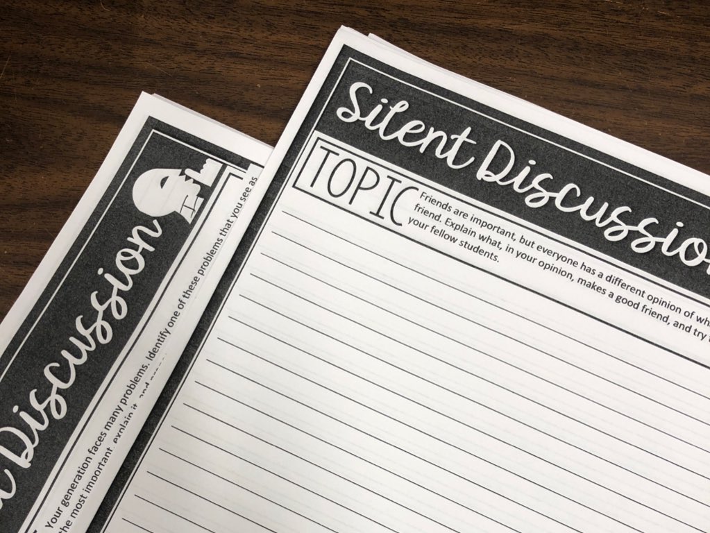 MrsSandsELA's tweet photo. Silent Discussions!! Reviewing, evaluating, and practicing argumentative and informational writing. #lcmscougarstrong https://t.co/OHMbznD7lc