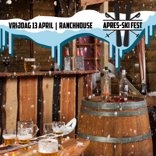Herzlich Wilkommen in unseren Apres-ski Saloon! Freitag geht is wieder los! #PartyMachen Apres-Ski Party op de Geesterse Prairie! #Ribhouse #ApresSki