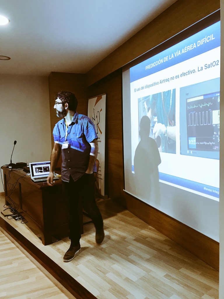 JesusFlores_MD's tweet photo. Primer día del #MIVA en #Jerez 2018... Manejo Básico, Predicción de Dificultad y Dispositivos #Supraglóticos. Mañana más!
Gracias @intersurgical @medcomflow @AmbuUSA https://t.co/cRQ3n7tkvj