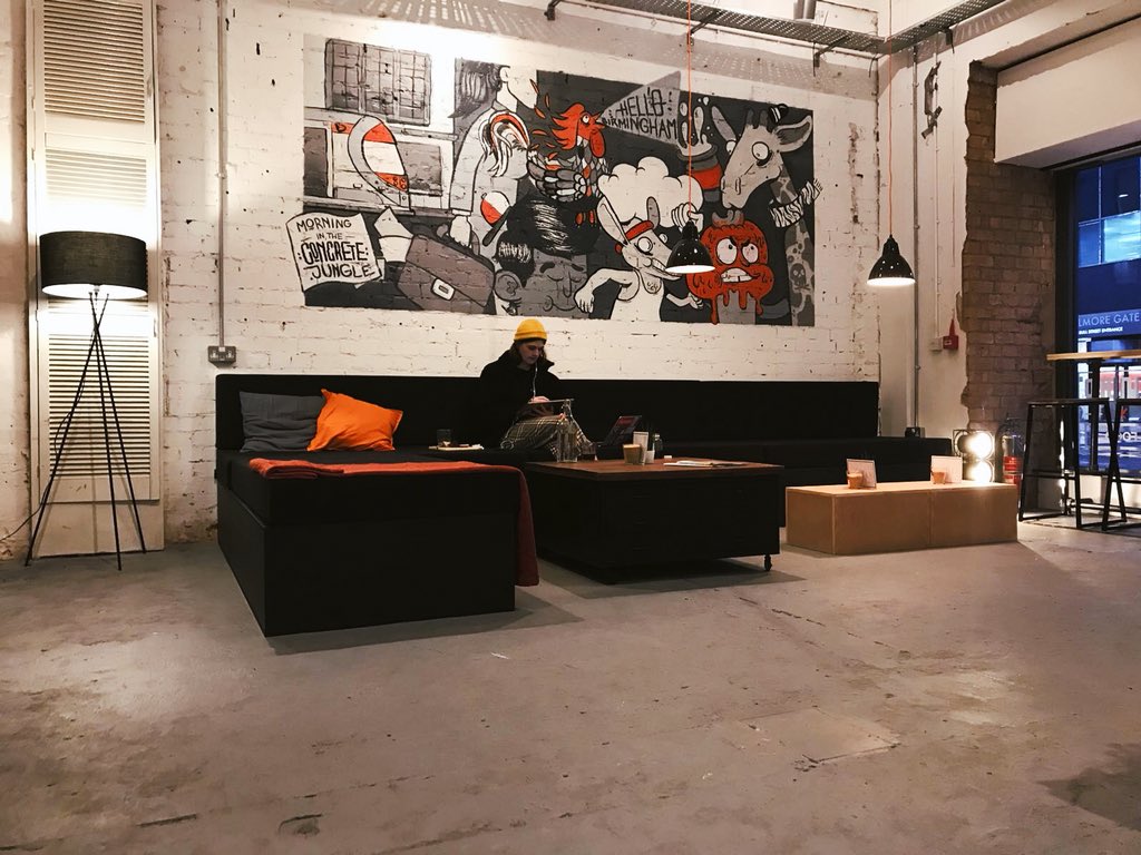waylandsyard's tweet photo. The talented @pheebdrawsstuff drawing stuff on the sofa in Birmingham //
Check out her page 🎨👩🏻🎨
We’re handing out chilled vibes for free all week. Head over, kick back and take half an hour for yourself this week.
#birminghamcoffee #selfcare #dofunstuff #propercoffee https://t.co/0btwTBHHnx