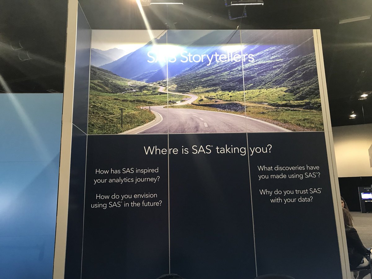 amberbuff_'s tweet photo. #SASusers where is SAS taking you? Come to the Quad at #SASGF and tell your story. We love to hear from you! https://t.co/ivRAfJ6CYl