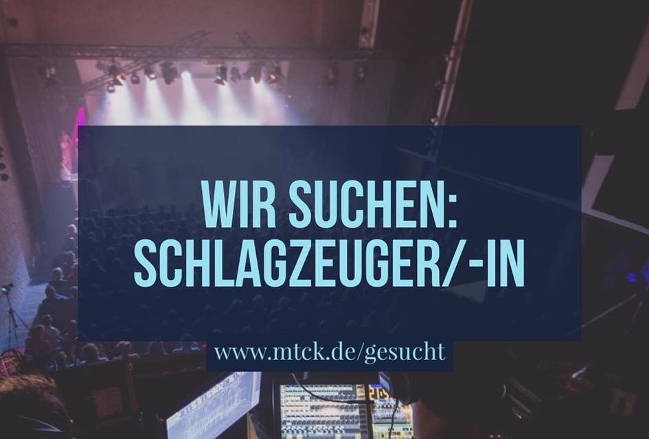 MusiktheaterChr's tweet photo. Wir suchen für unser neues Projekt "Arche Noah - neu verfrachtet" noch eine/n Schlagzeuger*In! Gerne teilen/Kontakt aufnehmen! #mtck #eidelstedt #hamburg #schlagzeuger #archenoah #musiktheater https://t.co/OKmdBGsDPw