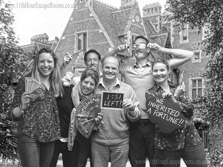 11thhourescapes's tweet photo. Good evening #WiltsHour Happy Monday. Here's some of our recent team photos. Lots of fun had! #reallifefun https://t.co/94EhQYhez9