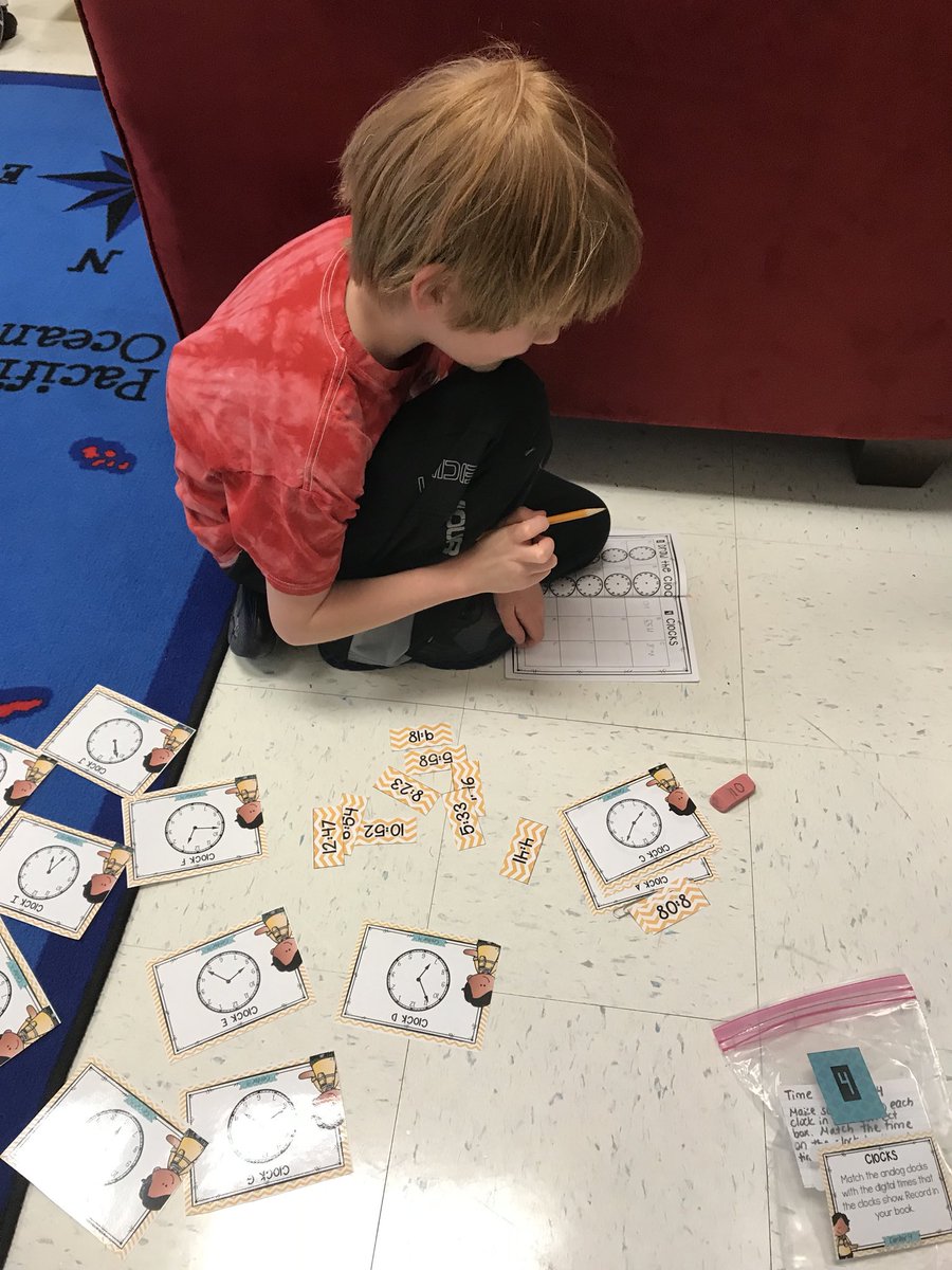 AbramAcademics's tweet photo. Totally engaged in our math centers!! Such an awesome way to differentiate and use spiral review every day!! #TimberwolvesROCK #SpringTwitterChallenge @AndrewBuchheit @PWCSGiftedEd https://t.co/Zl6QxdaOUy