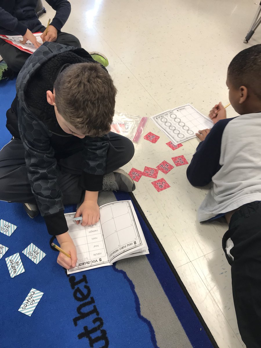 AbramAcademics's tweet photo. Totally engaged in our math centers!! Such an awesome way to differentiate and use spiral review every day!! #TimberwolvesROCK #SpringTwitterChallenge @AndrewBuchheit @PWCSGiftedEd https://t.co/Zl6QxdaOUy