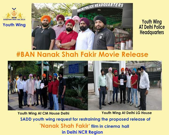 anamico's tweet photo. Shiromani Akali Dal Delhi  Give Letter To Delhi Police Headquarter,LG House Delhi and CM house Delhi. 

We,on behalf of the Sikh community of Delhi would like to draw your kind attention towards the proposed release of controversial film "Nanak Shah Fakir", https://t.co/ptdq1wKVig