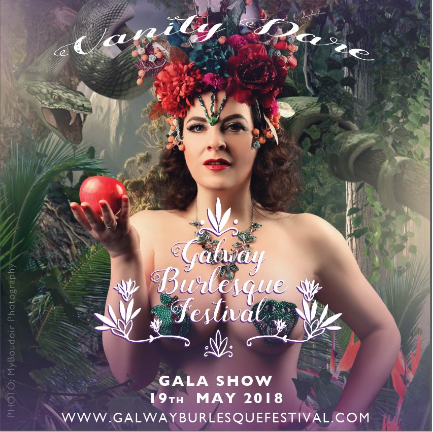 VanityDare's tweet photo. 💚Thank you @GalwayBurlyFest for booking me to appear at your Gala Night @THTG on Saturday 19th May! I can't wait to be back in Ireland! 💃 #travelling #showgirl @GalwayOn @Galwaywhatson @WhatsOn_Galway #Burlesque #theatre #Sparkle #watchus https://t.co/2smbdHFX2z