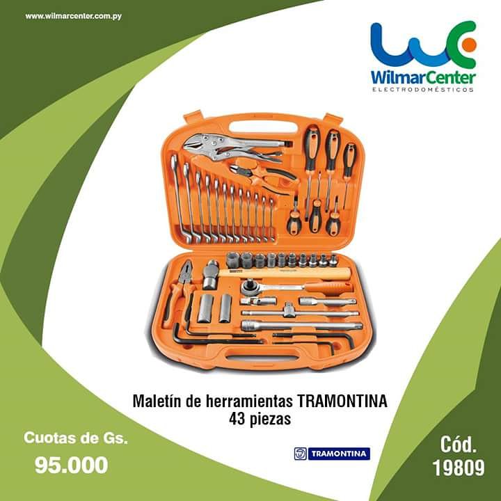 WilmarCenter's tweet photo. Para las pequeñas averías que siempre hay en el hogar, es imprescindible contar con herramientas para solucionarlo vos mismo, y que mejor que contar con el maletín herramientas Tramontina de 43 piezas, que tiene todo lo que necesitas. Vení ya mismo a Wilmar Center. https://t.co/IZUpRGaKRZ