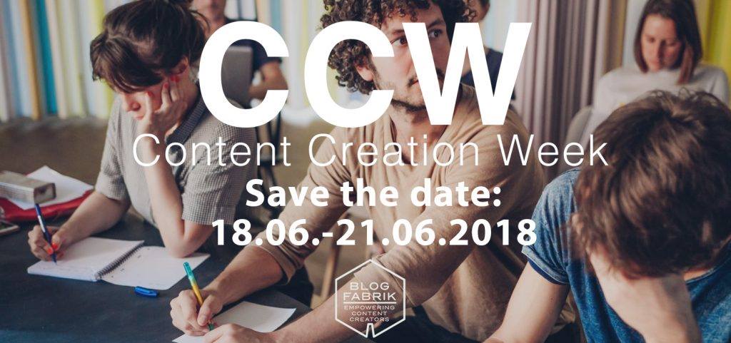 leander_wattig's tweet photo. Im Juni gibt's die Content Creation Week 2018 für alle Themen rund um die Erstellung von digitalen Inhalten - veranstaltet von der @blogfabrik_ber und @orbanismaward-Preisträger 2017.

Infos: https://t.co/5JUKmWjGnM
#ccw18 #orbanismaward https://t.co/ZnXPDVbT5b