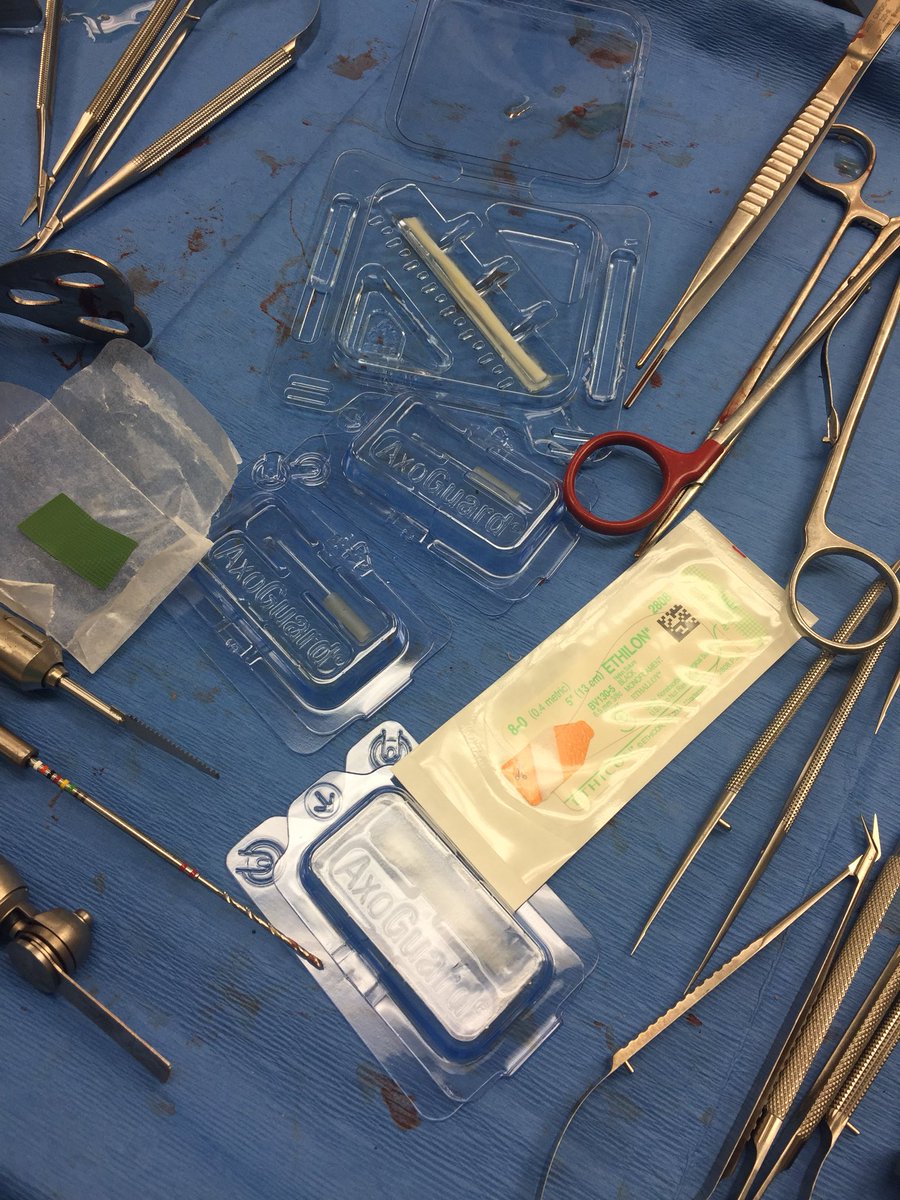 Today we are performing Reconstruction of the mandible with free fibula AND mental nerve to restore sensation to the lip with nerve grafts, connectors, and protectors. #microsurgery #axogen #formandfunction #ameloblastoma <a href="/NidalALDeek/">Nidal</a>