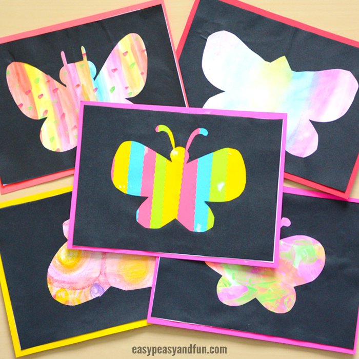 Colorful Paper Butterfly Craft - Easy Peasy and Fun