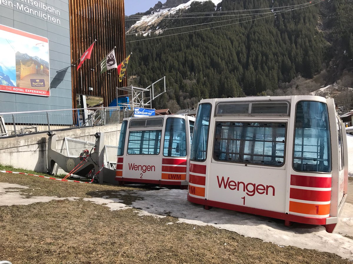 CapriceWengen's tweet photo. NEW upgraded cable cars will be installed at Wengen - Mannlichen this June featuring a spectacular twist. https://t.co/a97IyFfQG8 https://t.co/i8fjwEH3xK