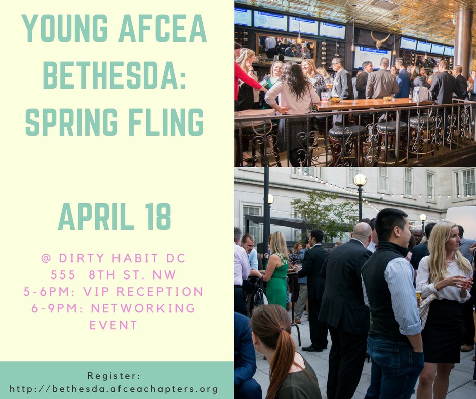 YAFCEA's tweet photo. Thanks to @Newmarkkf for sponsoring #SpringFlingDC next week on April 18! You won't want to miss this, register here: https://t.co/UcO6vEMTTq https://t.co/TtyBLjvpIO