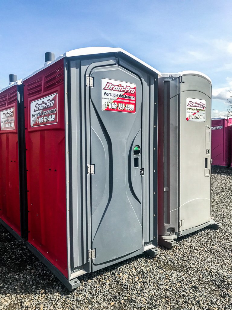 DrainProInc's tweet image. With the warm weather approaching, BBQ's to be had and events being scheduled, take a look at our portable restrooms! We take great pride in the cleanliness of our restrooms by setting our standards high. #wehavepink #keepemclean