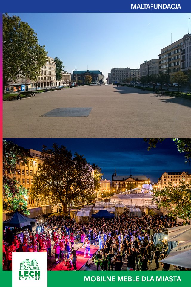 maltafestival's tweet photo. Z dumą informujemy, że Fundacja Malta dostała się do finału #lechstarter z projektem Mobilnych mebli dla miasta Poznania! Właśnie ruszyło głosowanie! https://t.co/Suh1ym5qCY #poznan #miasto #ludzie https://t.co/CJdsr0Dbcv