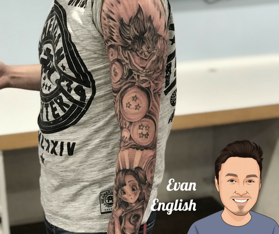 East Coast Worldwide Anime Fan How About Dragon Ball Z Evan Did This Dbz Sleeve Last Week And Dang Professionaltattoo Dragonballz Animetattoo Tattoo Anime T Co Upl6xvirii T Co 7ungrllzhq