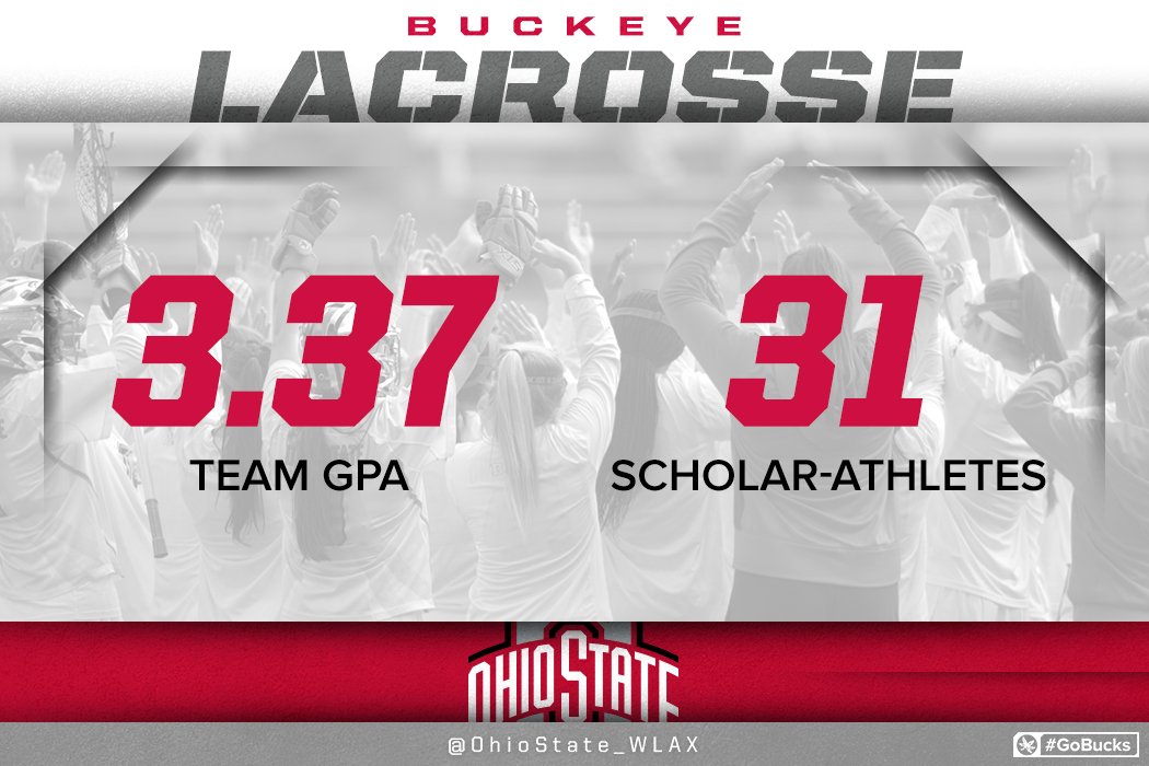OhioStateWLAX's tweet photo. Excited to honor 31 members (thats 84%!!!) of our team tonight at @OhioStAthletics annual Scholar-Athlete Banquet! #GoBucks 

Also, a special shout out to @kflaher for all your hard work in helping us succeed in the classroom 📝📚📕 https://t.co/j3I6iBwH6g