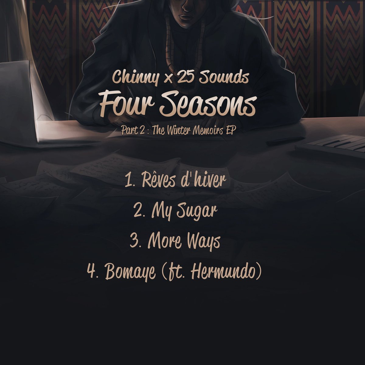 ChinnyF2D's tweet photo. Hello People!

A lot of things have happened recently, things that were outside of my control. These things have caused delays but now, they shall delay this no more...

Chinny X 25 Sounds : Four Seasons Part 2 : The Winter Memoirs EP.

22 April 2018. 

@AyoCoker_25

@HBiggz97 https://t.co/ApyjAPh7Xl