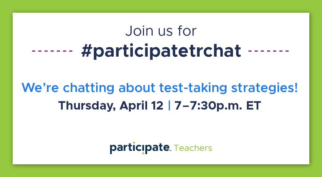 LynlyCampbell's tweet photo. Its the #last9weeks and every minute counts between now and #EOYtesting! Join the #participatetrchat this Thurs. to discuss #studytips and #finishingtheyearstrong! https://t.co/KqavIw9fk1