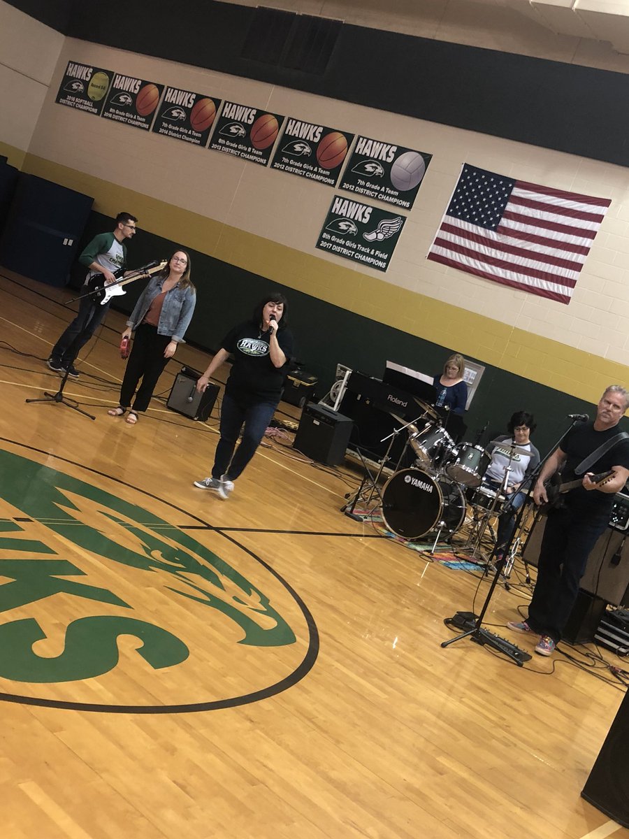 Teacher band practicing for our STAAR RALLY!!!!!!!!! Wooooo woooo we are going to “Blow up” the STAAR! #upstanders #mvmsrocks #blowupstaar #wegotthis