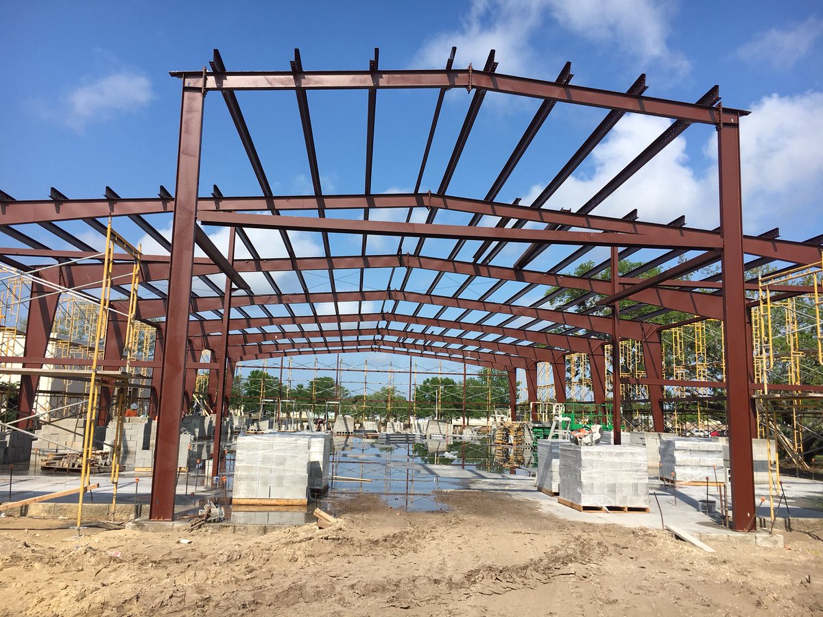 SRReginaHHCJ's tweet photo. The multipurpose building is coming alone. Thank you Lord! The students are super excited and hopeful! Praise God! https://t.co/u54fsJjged