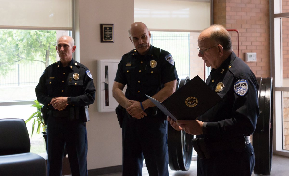 RPD_Chief's tweet photo. We have such a great team of Public Safety Telecommunicators providing professional service for the City of Richardson. I was happy to present a proclamation from the Mayor @prvoelker and our City Council to recognize this special week and honor them for their work. #PSTWeek2018 https://t.co/0bJqfEo28J