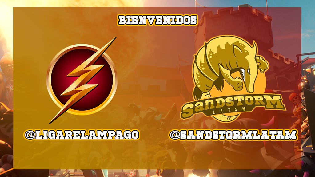 ⚡️ EQUIPO CONFIRMADO DE ESTA SEGUNDA EDICION ⚡️

Bienvenidos los jugadores de <a href="/SandstormLatam/">SandstormLatamCR</a> 

Top mundial, uno de los mejores clanes de <a href="/SandstormGG/">Sandstorm</a> vienen con todas sus fuerzas a la segunda edicion de la liga relampago

⚡️ Muchos Exitos ⚡️