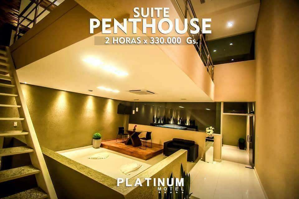 Vení a disfrutar de todo el lujo y confort que nuestra increíble SUITE PENTHOUSE te ofrece!!!
-Hidromasaje
-Sauna
-Doble Habitación
-Doble Cochera
-Hasta para 4 Personas
2 HORAS por 330.000 Gs.
Platinum Motel... Que no te lo cuenten... Experimentálo!!!
goo.gl/maps/bZ8vuc3hn…