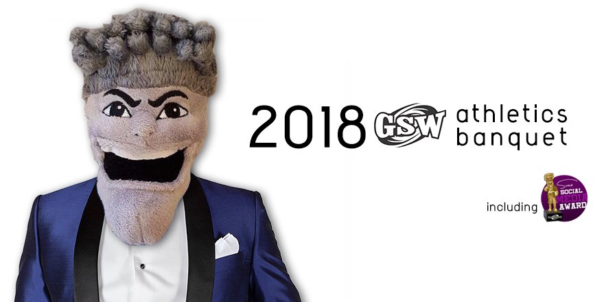 GSWAthletics's tweet photo. The annual GSW Athletics Banquet is scheduled for Monday, April 23 at 7 p.m.
Sign up for family &amp; friends at https://t.co/HdoYKhf8ID
$15 per person https://t.co/xwj1BLQf5I