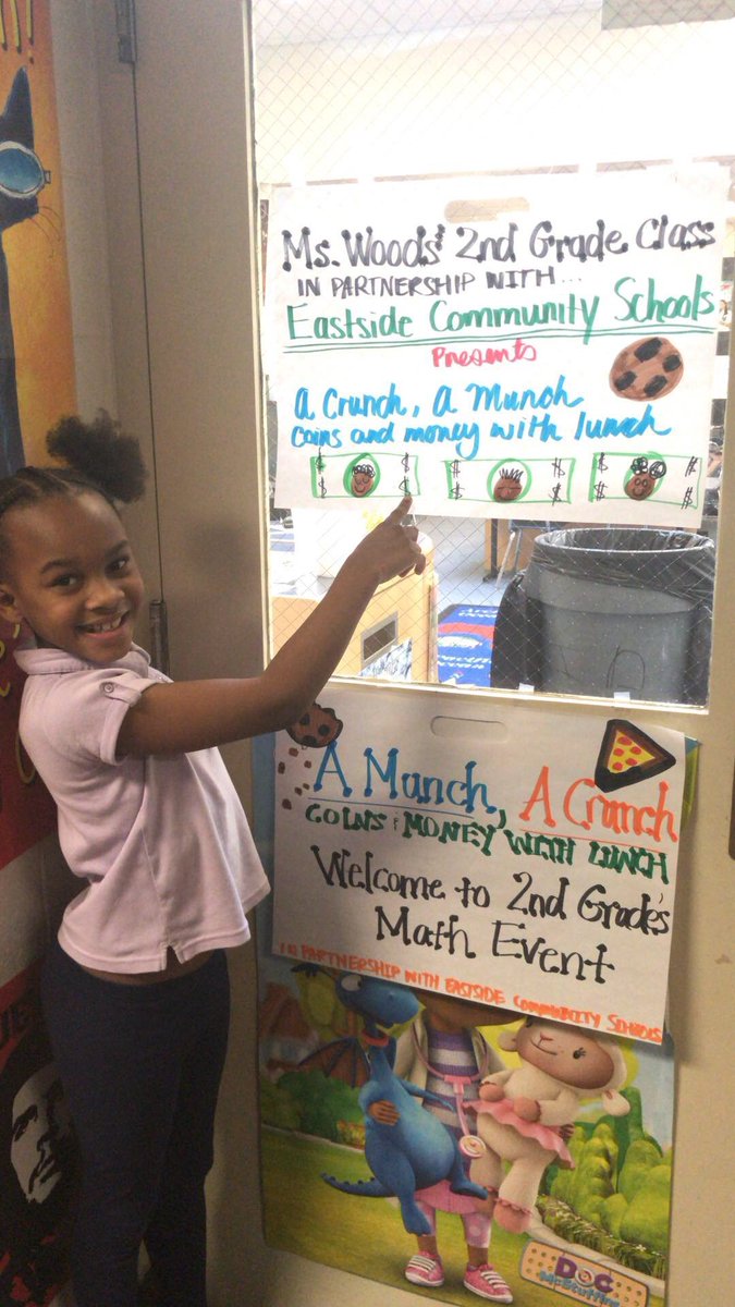 ChristinaK12's tweet photo. #BancroftES Students “Crunch and Munch” Their Way to Learning about Money  | https://t.co/5b2EIhNb0l https://t.co/98E4yhGmXw
