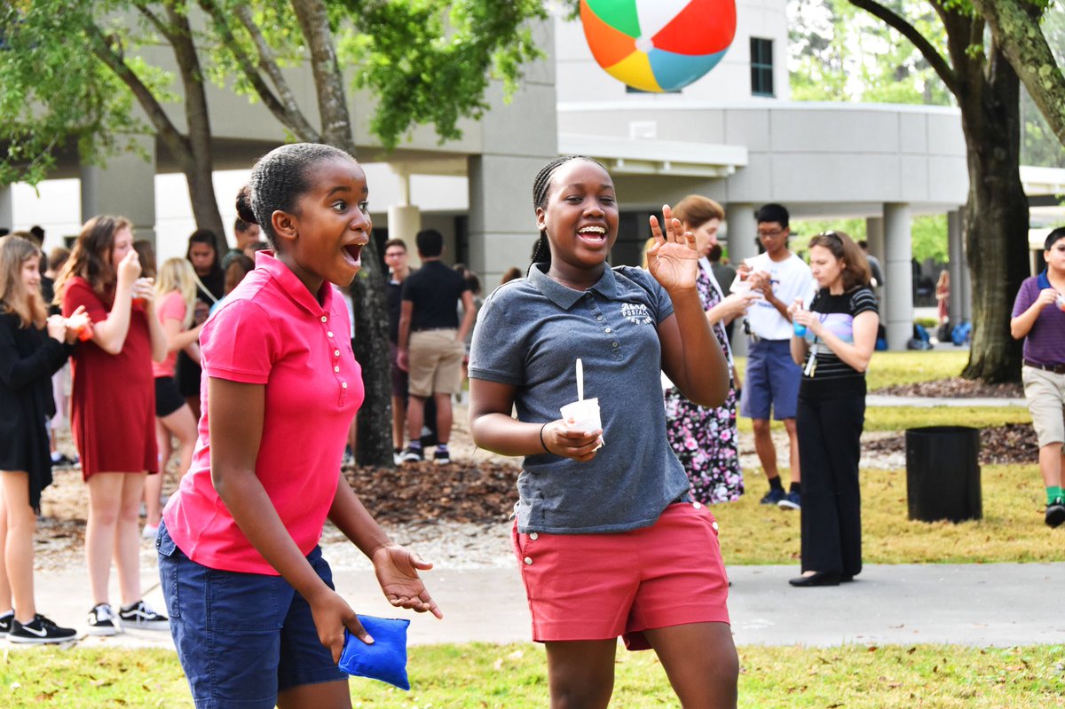 TrinityPrepFL's tweet photo. Beach balls, bean bags, and Jeremiah's - must be a #SaintStop! Thank you to our TPO for this fun break today! https://t.co/P2nduyzEOj