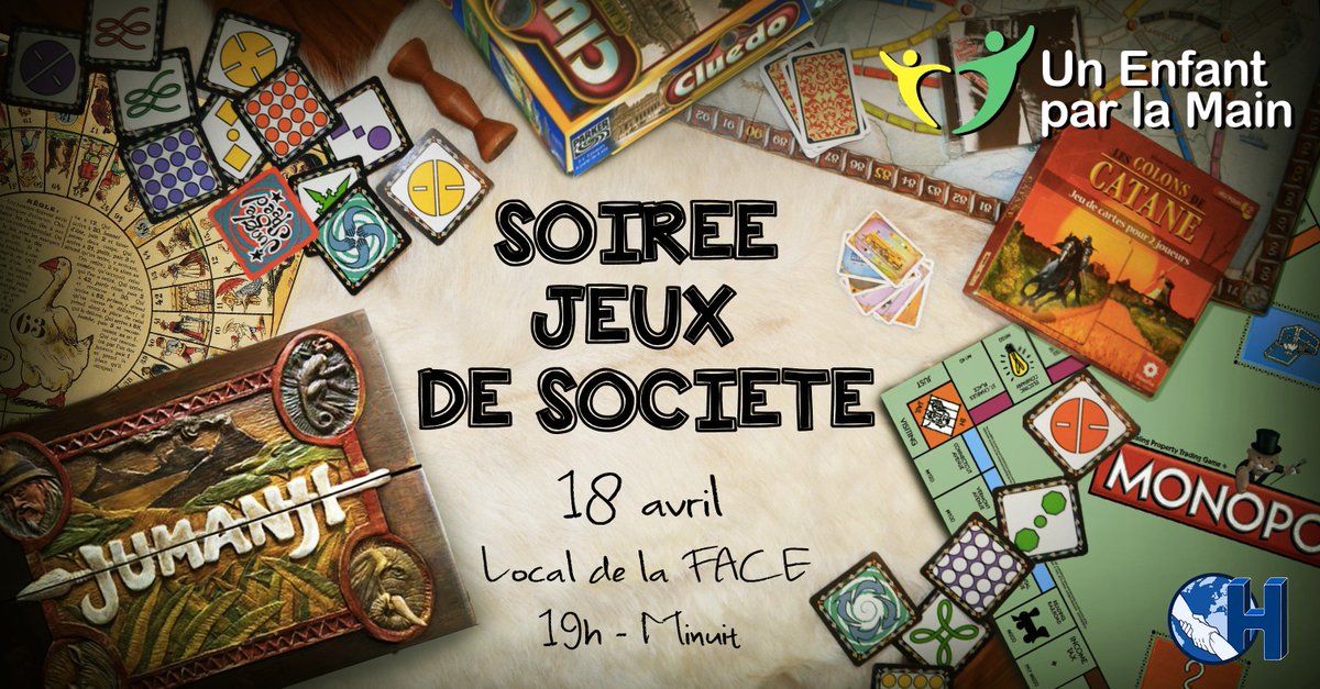 Soirée jeux de société