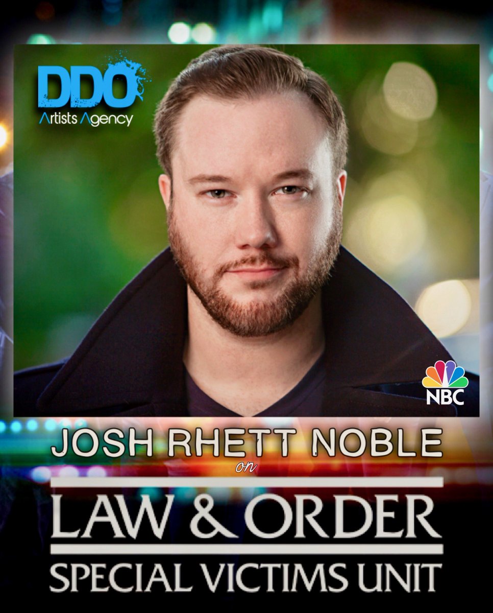 JoshRhettNoble's tweet photo. Grateful to make my @nbcsvu debut this Wed, 9/8c | @nbc. Thanks to my rockstar agent Gina at @DDOartists, casting at @JSCasting, incomparable director #FredBerner & the talented @KelliGiddish & @FINALLEVEL. Thanks for making me feel so comfortable! #GeorgiaForLife #SVU #SVU19 https://t.co/CYkNNVzJkq