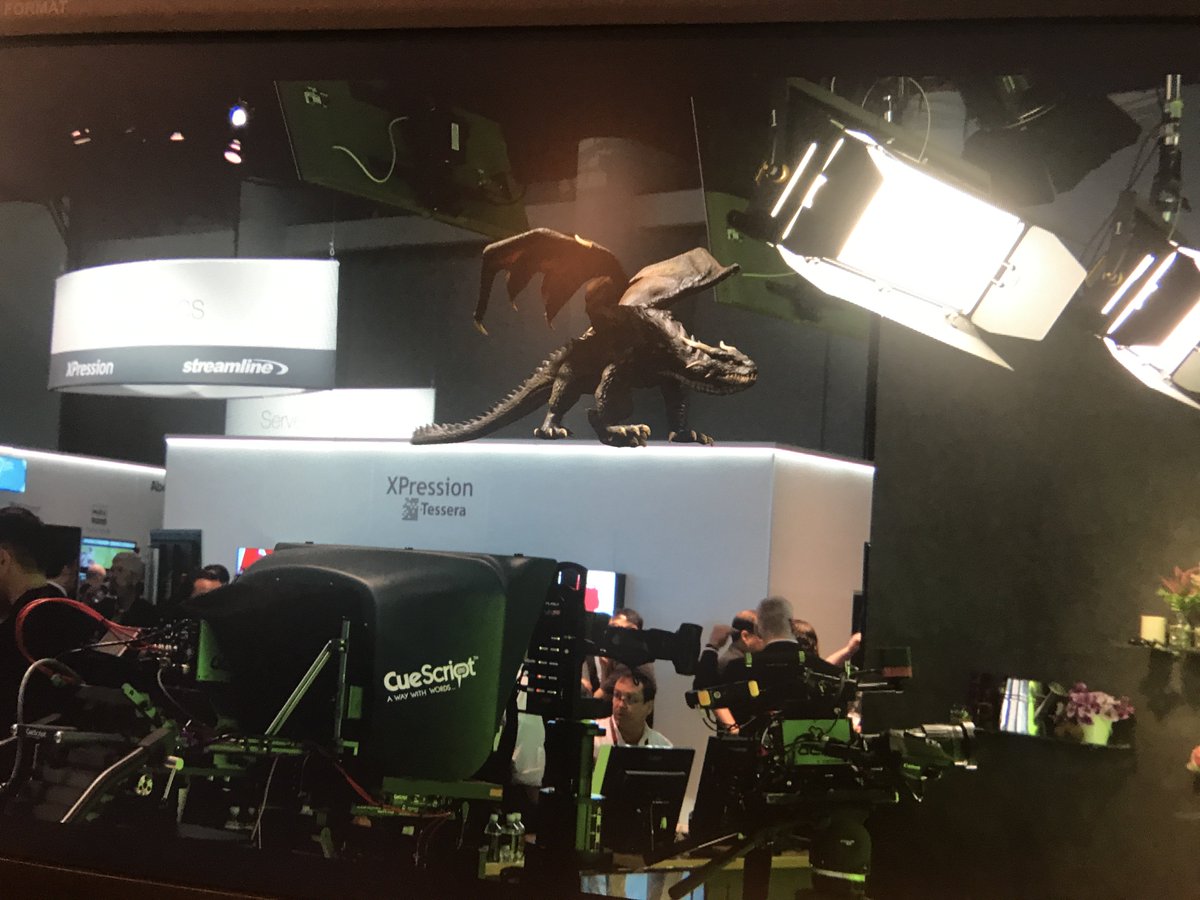 ross_video's tweet photo. Dragons are taking over our booth!!!
See them for yourself @NABShow Booth SL3305.
#Frontier @tfguniverse #UnrealEngine #RossNAB #RossVirtualSolutions https://t.co/hvMfwX0mEx