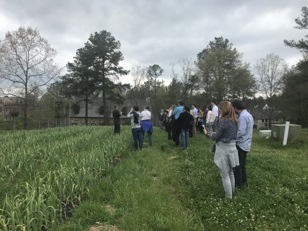 Learning all about what’s in this years CSA shares at <a href="/SerenbeFarms/">Serenbe Farms</a> tour. #BiophilicSummit #interface <a href="/InterfaceInc/">Interface</a>