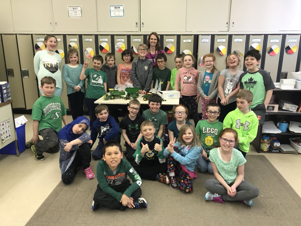 Agriculture in the classroom! @MillerSchoolSK
