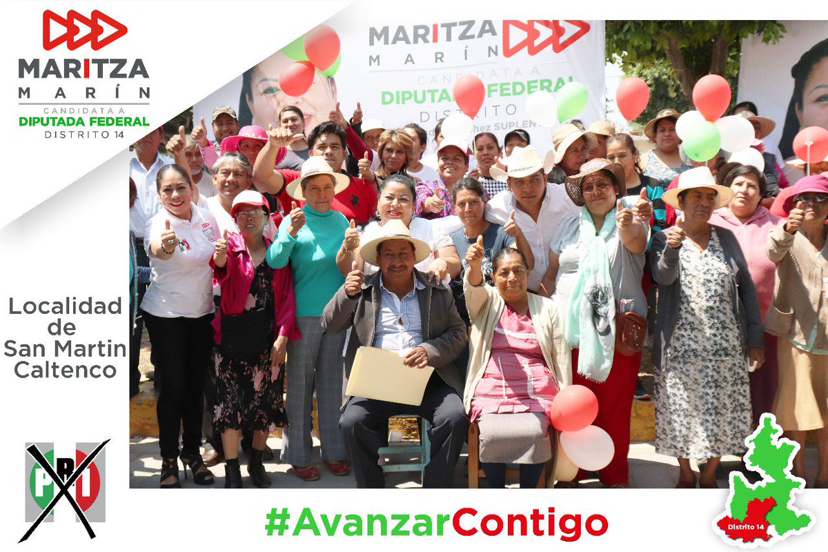 MaritzaMarinM's tweet photo. Me reuní con ciudadanos de la junta auxiliar #SanMartínCaltenco para sentar bases de las mejoras de la localidad y el #Distrito14Federal. Juntos ganaremos este PRImero de julio. #MaritzaConLocalidadSanMartínCaltenco #AvanzarContigo #VamosJuntosAGanar @JoseAMeadeK @EstefanChidiac https://t.co/qpRrRNSE7p